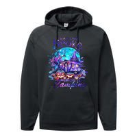 My Broom Broke So Now I Go Camping Halloween Family Lover Performance Fleece Hoodie