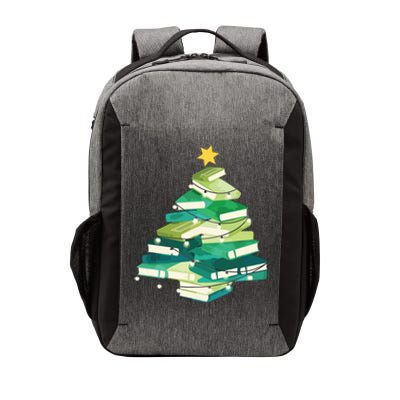 Merry Bookmas Books Pine Tree Funny Reading Lover Christmas Vector Backpack