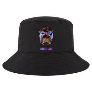 Messy Bun Black Women Unapologetically Dope Leo Apparel Cool Comfort Performance Bucket Hat