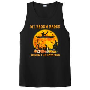 My Broom Broke So Now I Go Kayaking Halloween Kayak PosiCharge Competitor Tank