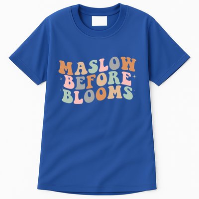 Maslow Before Blooms Special Education Sped School Psych Gift Tall T-Shirt
