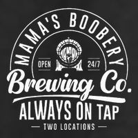 MamaS Boobery Brewing Co New Mom Breastfeeding Funny 7 Panel Mesh Trucker Snapback Hat