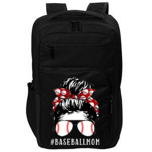 Messy Bun Baseball Mom Impact Tech Backpack