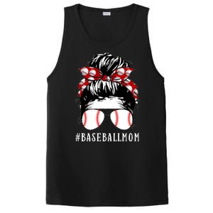 Messy Bun Baseball Mom PosiCharge Competitor Tank