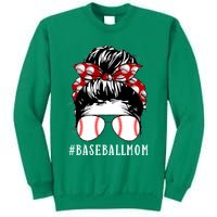 Messy Bun Baseball Mom Sweatshirt