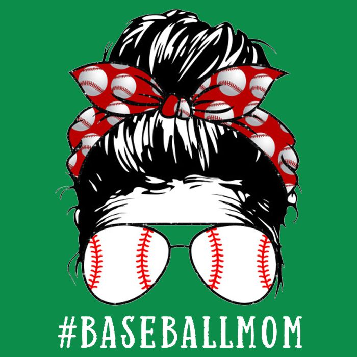 Messy Bun Baseball Mom Toddler T-Shirt