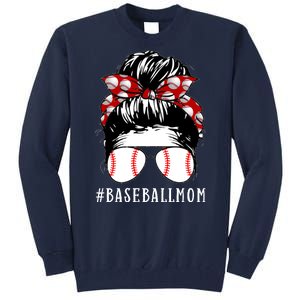 Messy Bun Baseball Mom Tall Sweatshirt