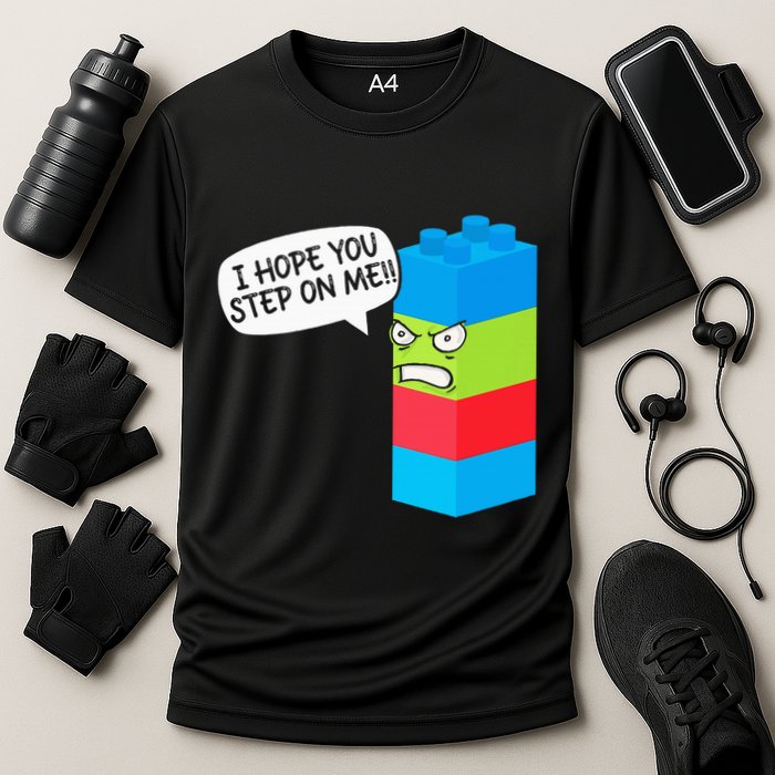 Master Builder Bricks Blocks Play Toys Cooling Performance Crew T-Shirt