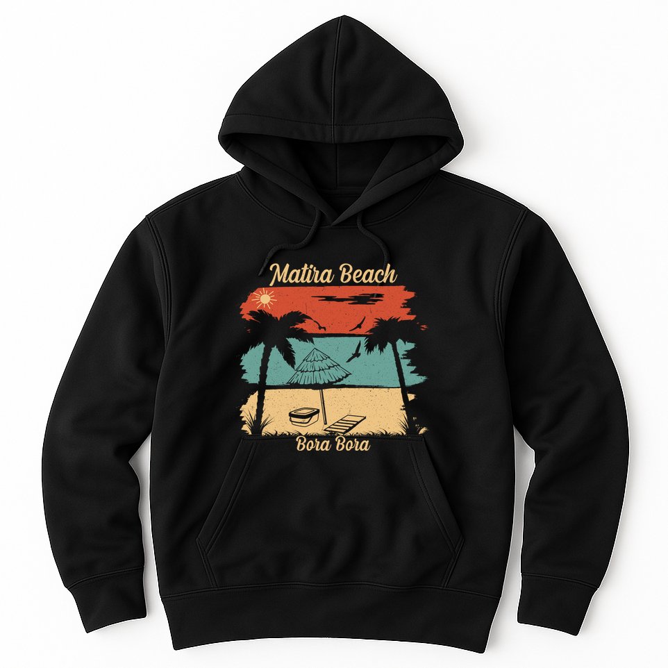 Matira Beach Bora Bora Hoodie