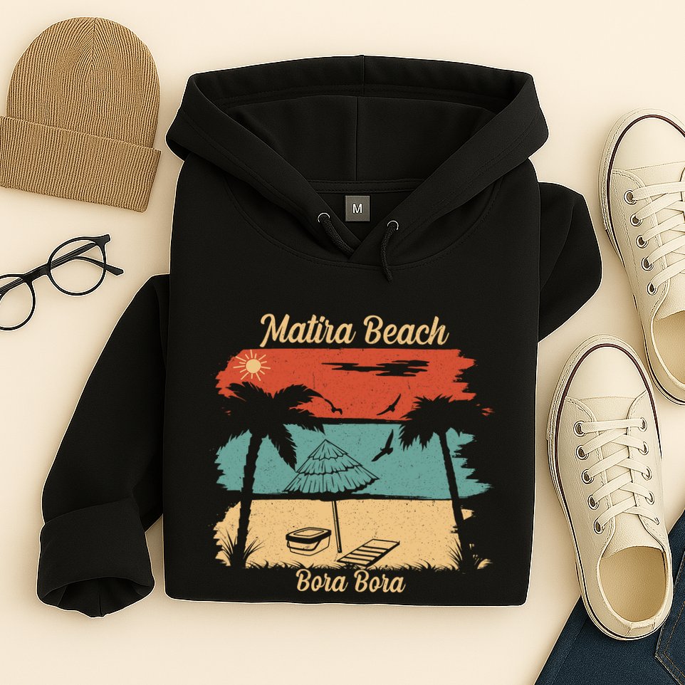 Matira Beach Bora Bora Hoodie