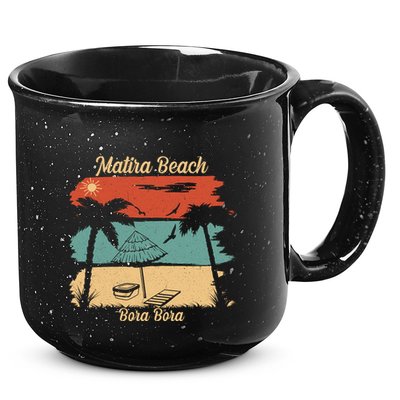 Matira Beach Bora Bora 15oz Campfire Ceramic Mug