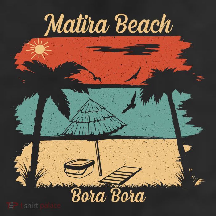 Matira Beach Bora Bora 25L Jumbo Tote