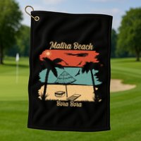 Matira Beach Bora Bora Golf Towel