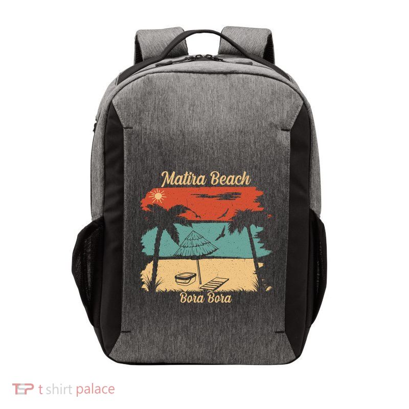 Matira Beach Bora Bora Vector Backpack