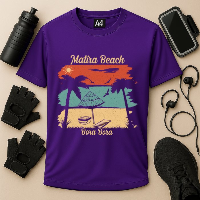 Matira Beach Bora Bora Performance Shirt