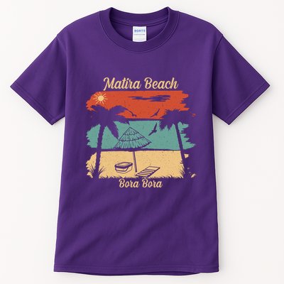 Matira Beach Bora Bora Tall T-Shirt