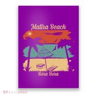 Matira Beach Bora Bora Poster