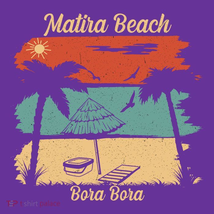 Matira Beach Bora Bora Poster