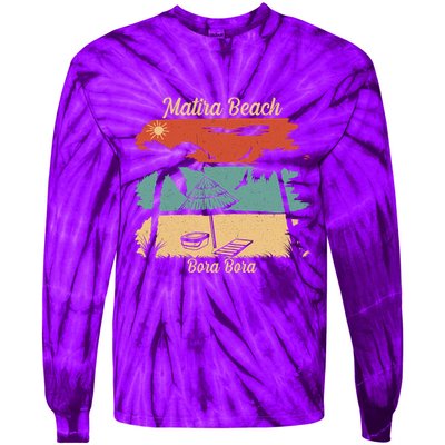Matira Beach Bora Bora Tie-Dye Long Sleeve Shirt