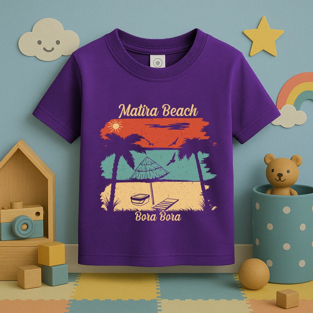 Matira Beach Bora Bora Toddler T-Shirt