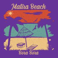 Matira Beach Bora Bora Toddler T-Shirt