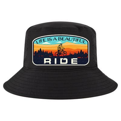 Mountain Bike Biking Cycling Retro MTB Trail Enthusiast Idea Cool Comfort Performance Bucket Hat