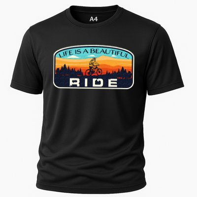 Mountain Bike Biking Cycling Retro MTB Trail Enthusiast Idea Performance Shirt