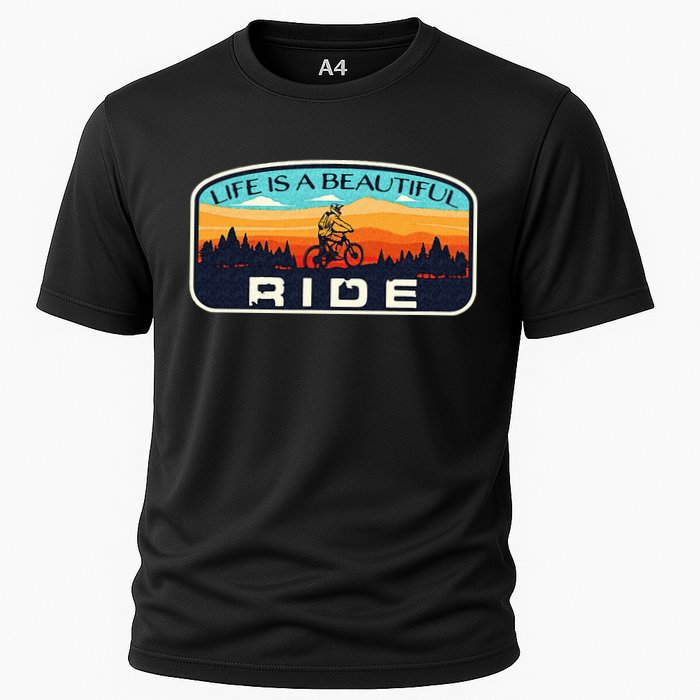 Mountain Bike Biking Cycling Retro MTB Trail Enthusiast Idea Performance Shirt