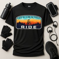Mountain Bike Biking Cycling Retro MTB Trail Enthusiast Idea Performance Shirt
