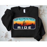 Mountain Bike Biking Cycling Retro MTB Trail Enthusiast Idea Sweatshirt