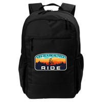 Mountain Bike Biking Cycling Retro MTB Trail Enthusiast Idea Backpack