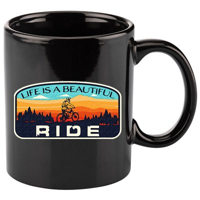 Mountain Bike Biking Cycling Retro MTB Trail Enthusiast Idea 11oz C Handle Ceramic Mug