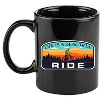 Mountain Bike Biking Cycling Retro MTB Trail Enthusiast Idea 11oz C Handle Ceramic Mug