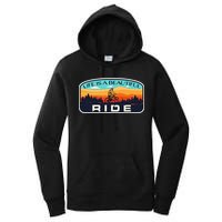 Mountain Bike Biking Cycling Retro MTB Trail Enthusiast Idea Women's Pullover Hoodie
