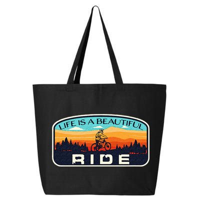 Mountain Bike Biking Cycling Retro MTB Trail Enthusiast Idea 25L Jumbo Tote