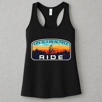 Mountain Bike Biking Cycling Retro MTB Trail Enthusiast Idea Womens Tank Top