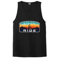 Mountain Bike Biking Cycling Retro MTB Trail Enthusiast Idea PosiCharge Competitor Tank