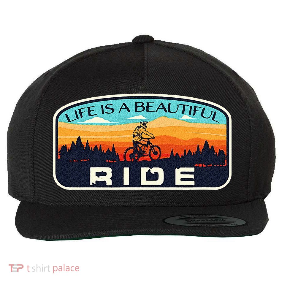 Mountain Bike Biking Cycling Retro MTB Trail Enthusiast Idea Wool Snapback Cap