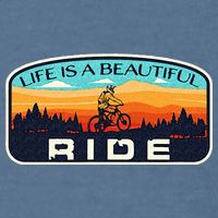 Mountain Bike Biking Cycling Retro MTB Trail Enthusiast Idea Garment-Dyed Sweatshirt