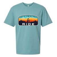 Mountain Bike Biking Cycling Retro MTB Trail Enthusiast Idea Sueded Cloud Jersey T-Shirt