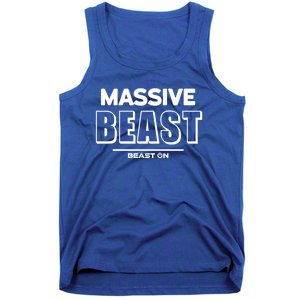 Massive Beast Bodybuilding Fitness Motivation Gym Sayings Gift Tank Top