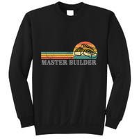 Master Builder Block Building Birthday Sweatshirt