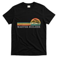 Master Builder Block Building Birthday T-Shirt