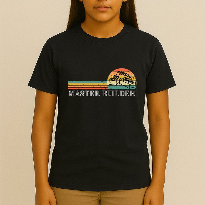 Master Builder Block Building Birthday T-Shirt