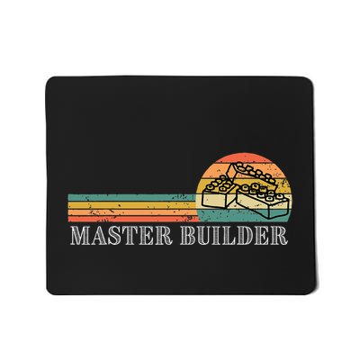 Master Builder Block Building Birthday Mousepad