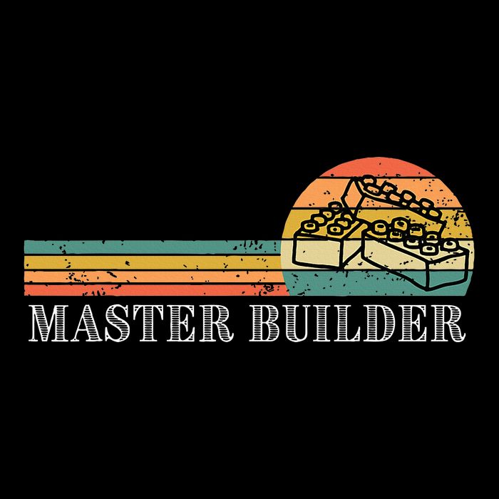 Master Builder Block Building Birthday Mousepad