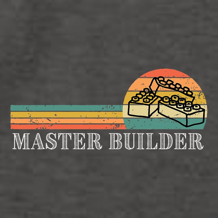 Master Builder Block Building Birthday Vector Backpack