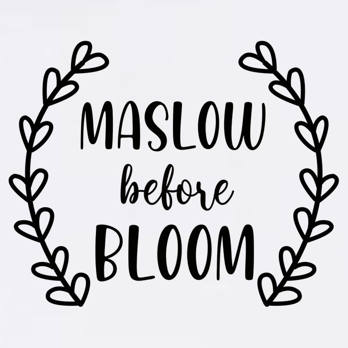 Maslow Before Bloom Flat Bill Trucker Hat