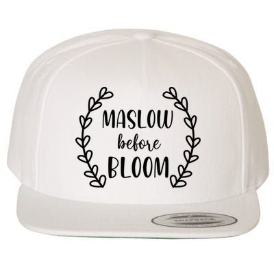 Maslow Before Bloom Wool Snapback Cap