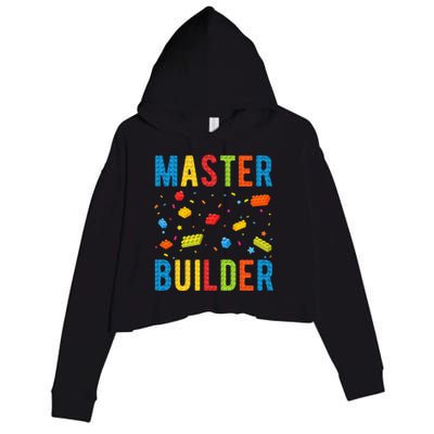 Master Builder Building Blocks Brick Builder Crop Fleece Hoodie